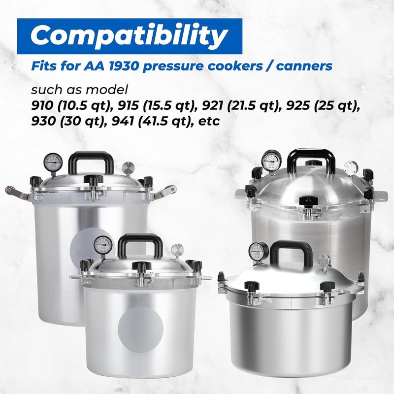 ANTOBLE 6Pcs Wing Nuts Compatible with All American 1930 Pressure Cookers/Canners 910 915 921 925 930 941, Replacement Parts Prevent Steam Leaks - Image 3